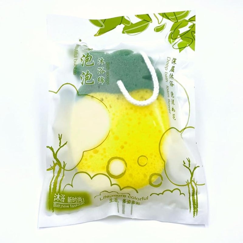 4Pcs Fruit Shaped Bath Sponge Set Soft Body Scrubber Gentle Cleansing Shower Sponge Random Style - Image 2